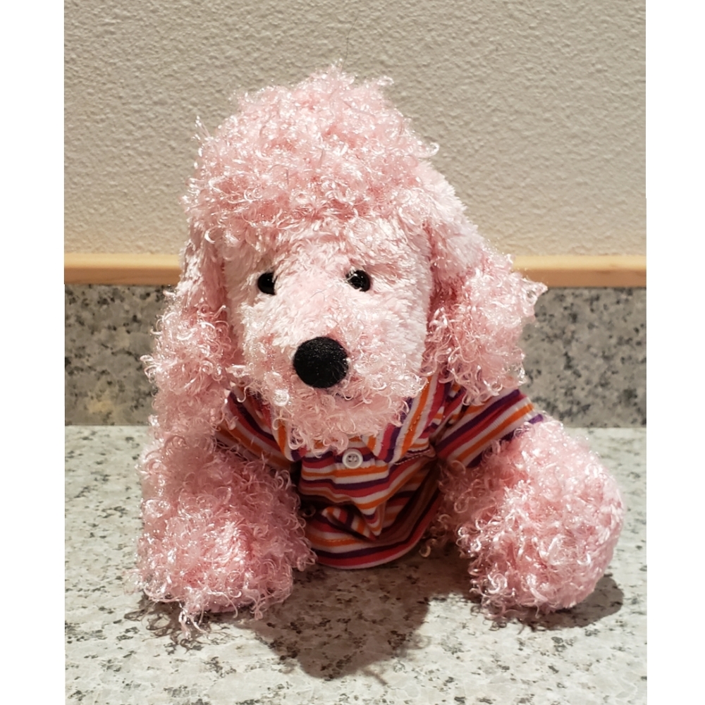 WEBKINZ Pink Poodle Kids Stuffed Animal